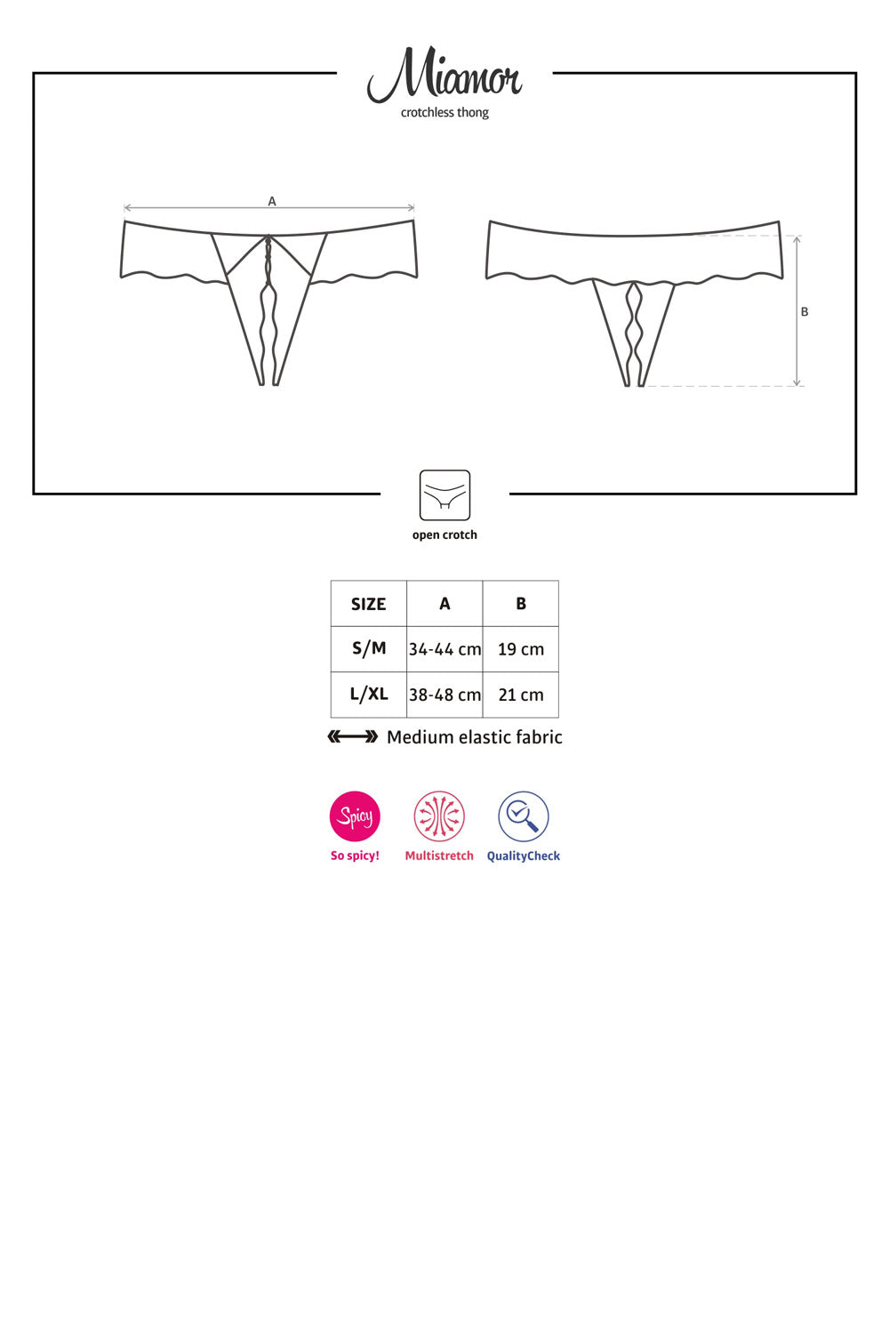 Miamor Ouvert Spitzen String Tanga - eofashion2014