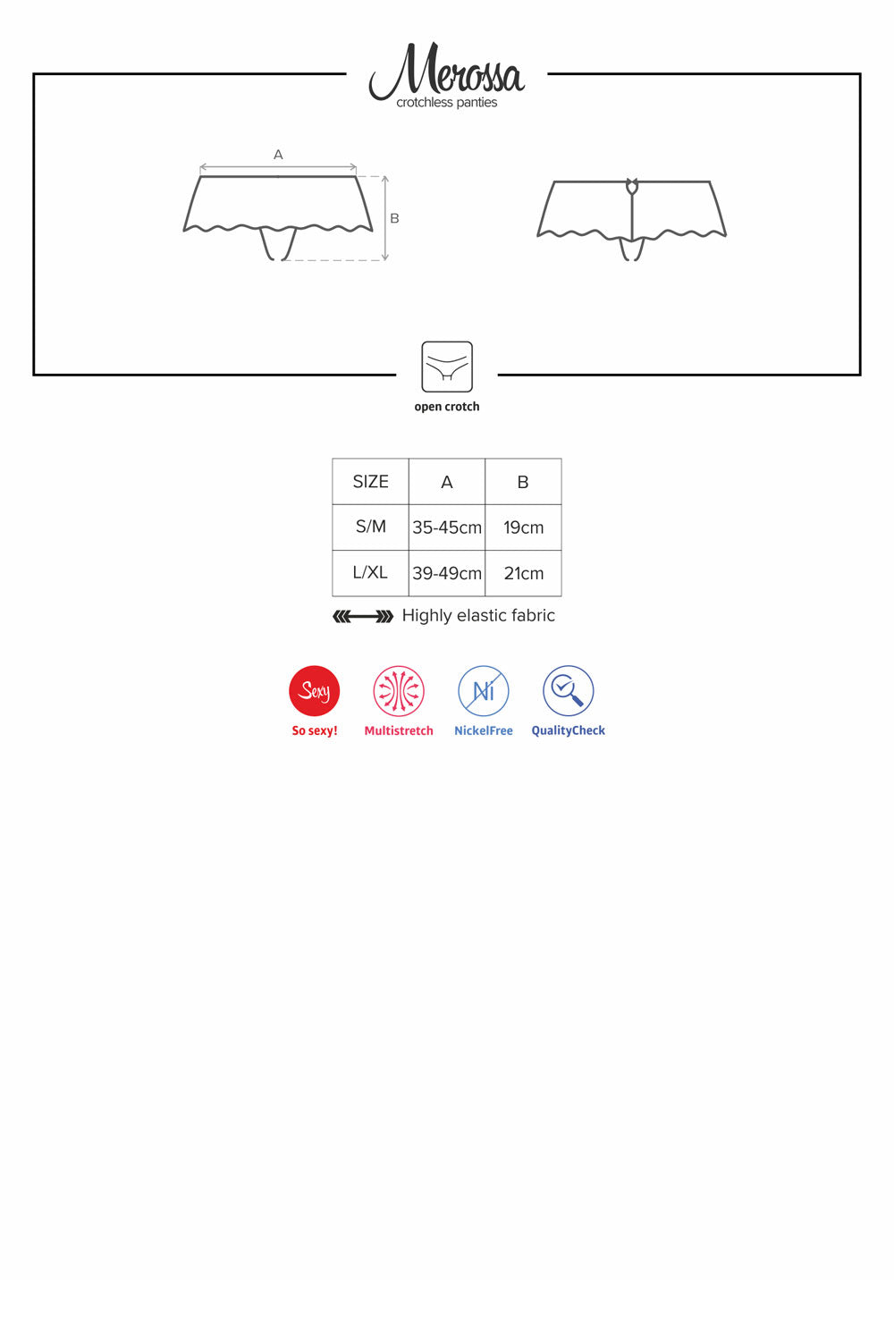 Merossa Spitzen Ouvert Panties - eofashion2014
