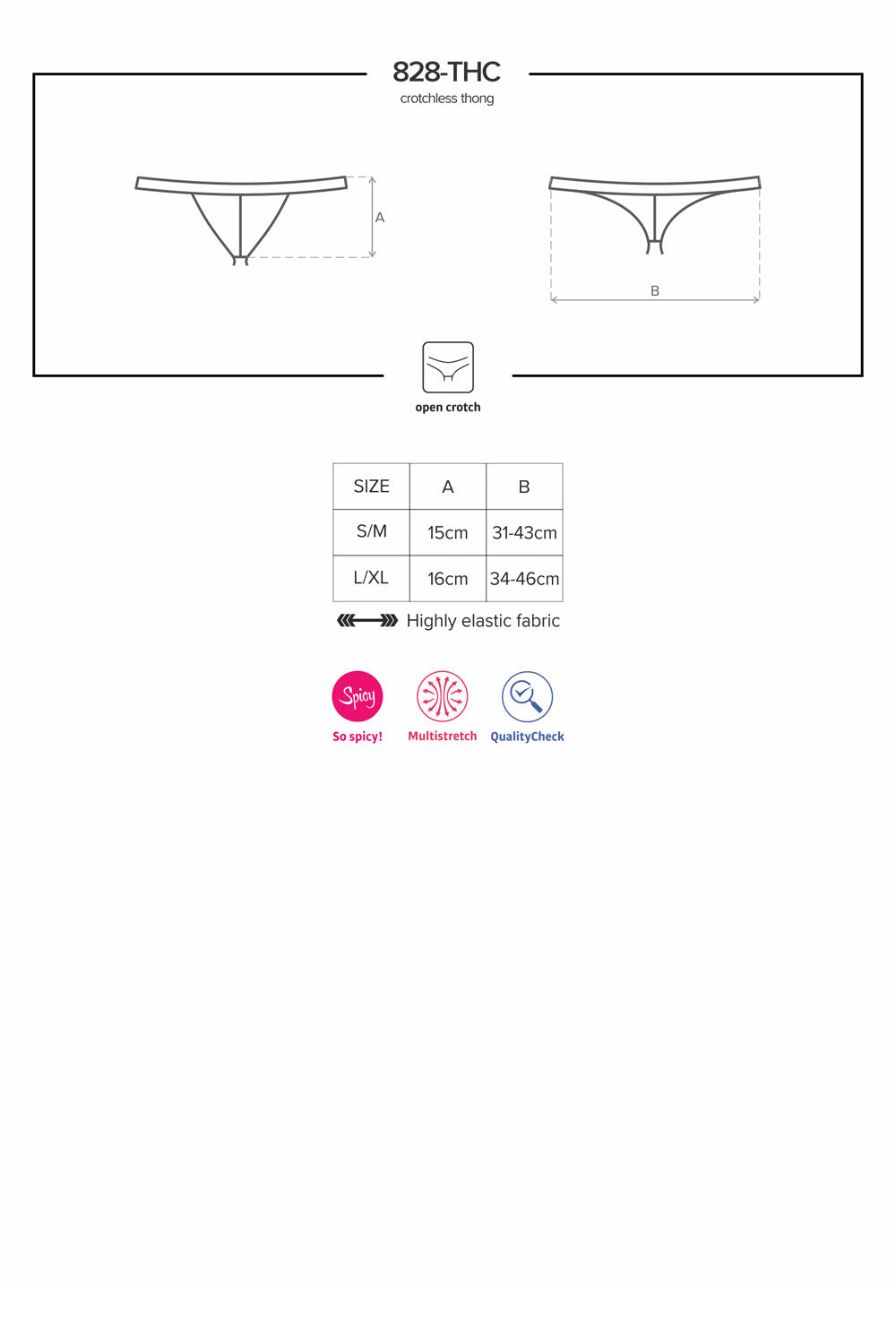 Verführerischer Ouvert Spitzen String Tanga - eofashion2014