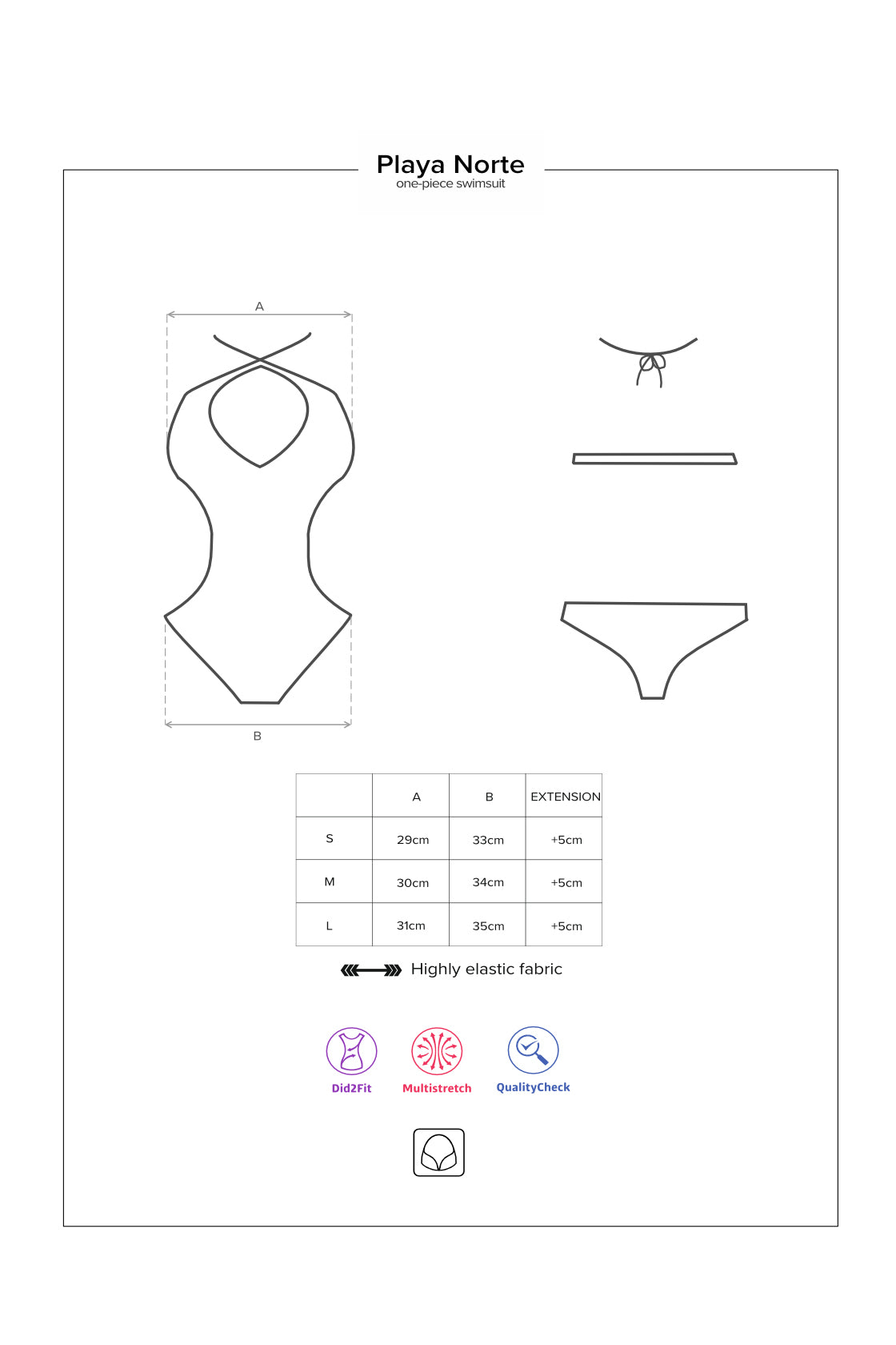 Außergewöhnlicher Badeanzug in knalligen Neonfarben mit Neckholderschnürung