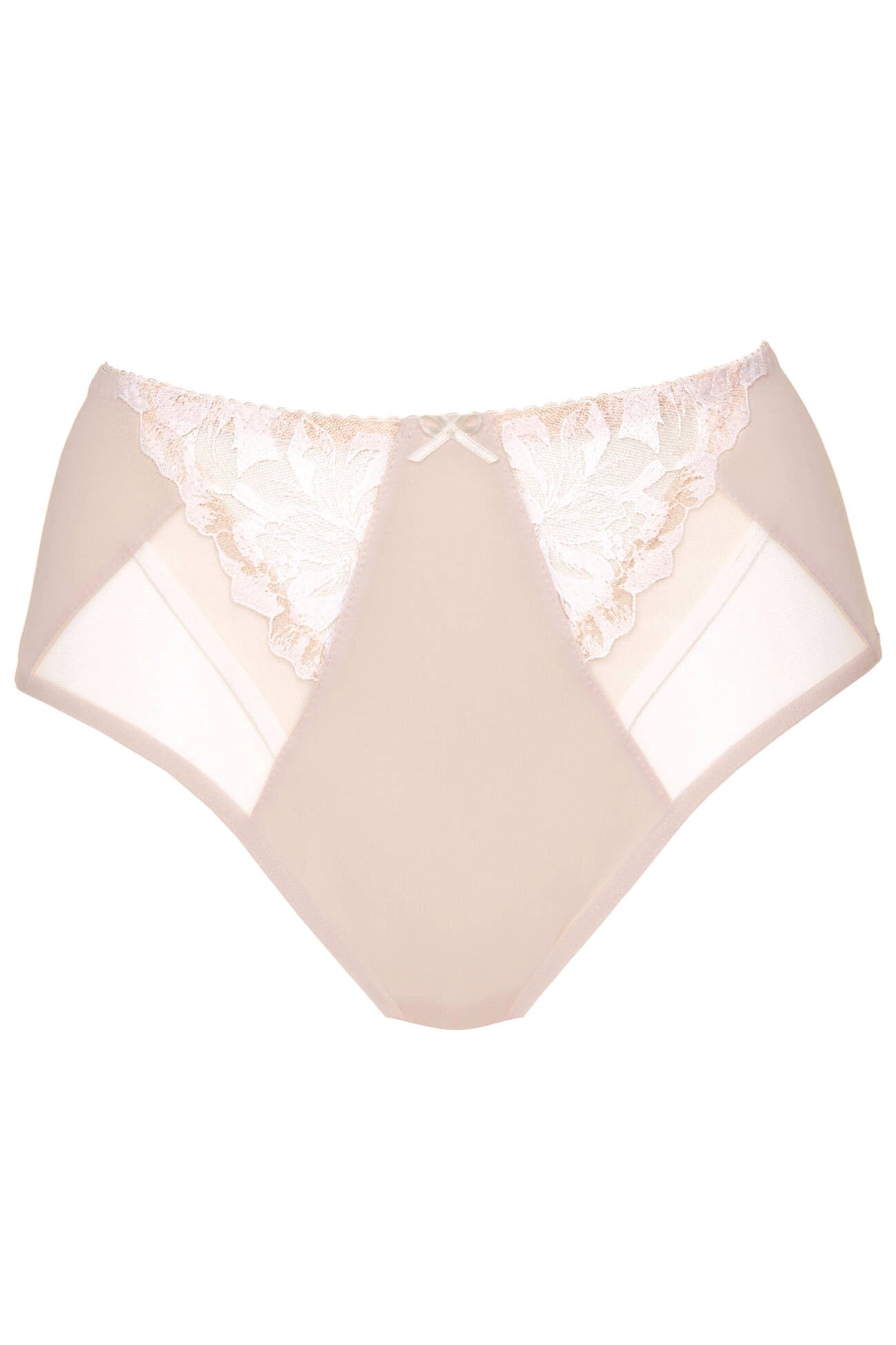 Höschen mit hoher Taille aus glattem Strick und floraler Stickerei 202860