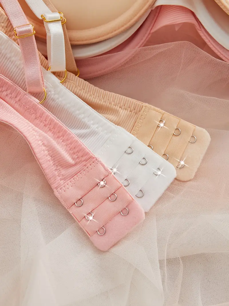 Süßes 3er Pack Damen Bügel Schalen Push Up BH Set Unterwäsche Dessous Cup A B C