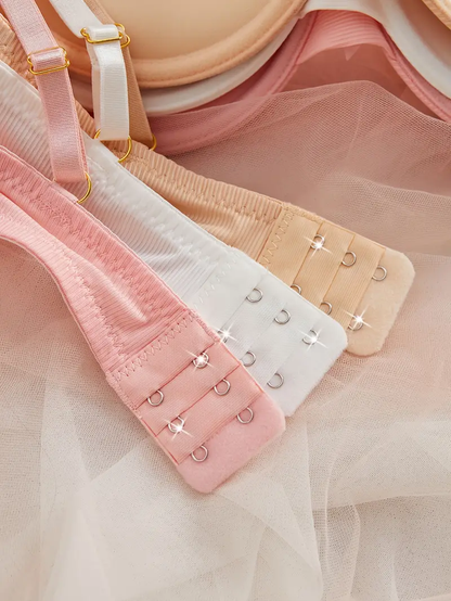 Süßes 3er Pack Damen Bügel Schalen Push Up BH Set Unterwäsche Dessous Cup A B C