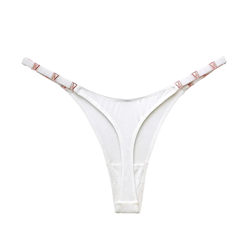 Bikini String Tanga in Weiß