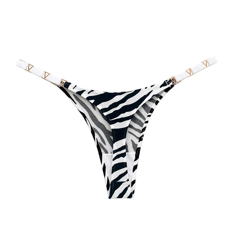 Bikini String Tanga im Zebra Look