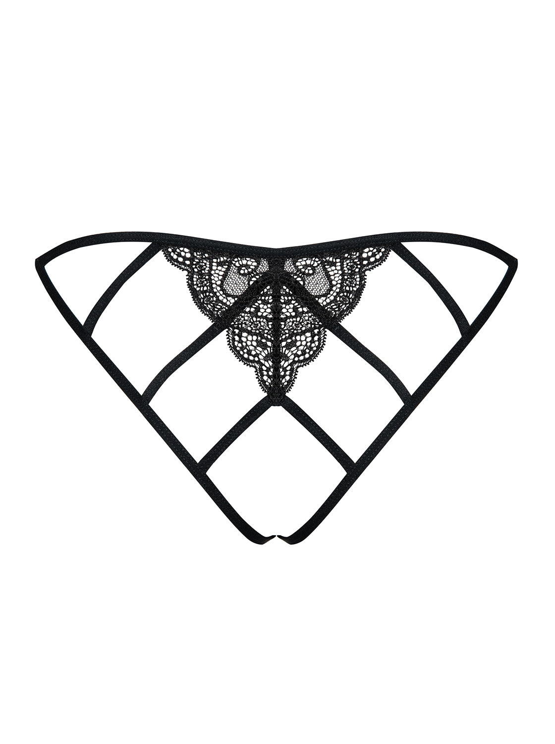 Miamor lace crotchless panties