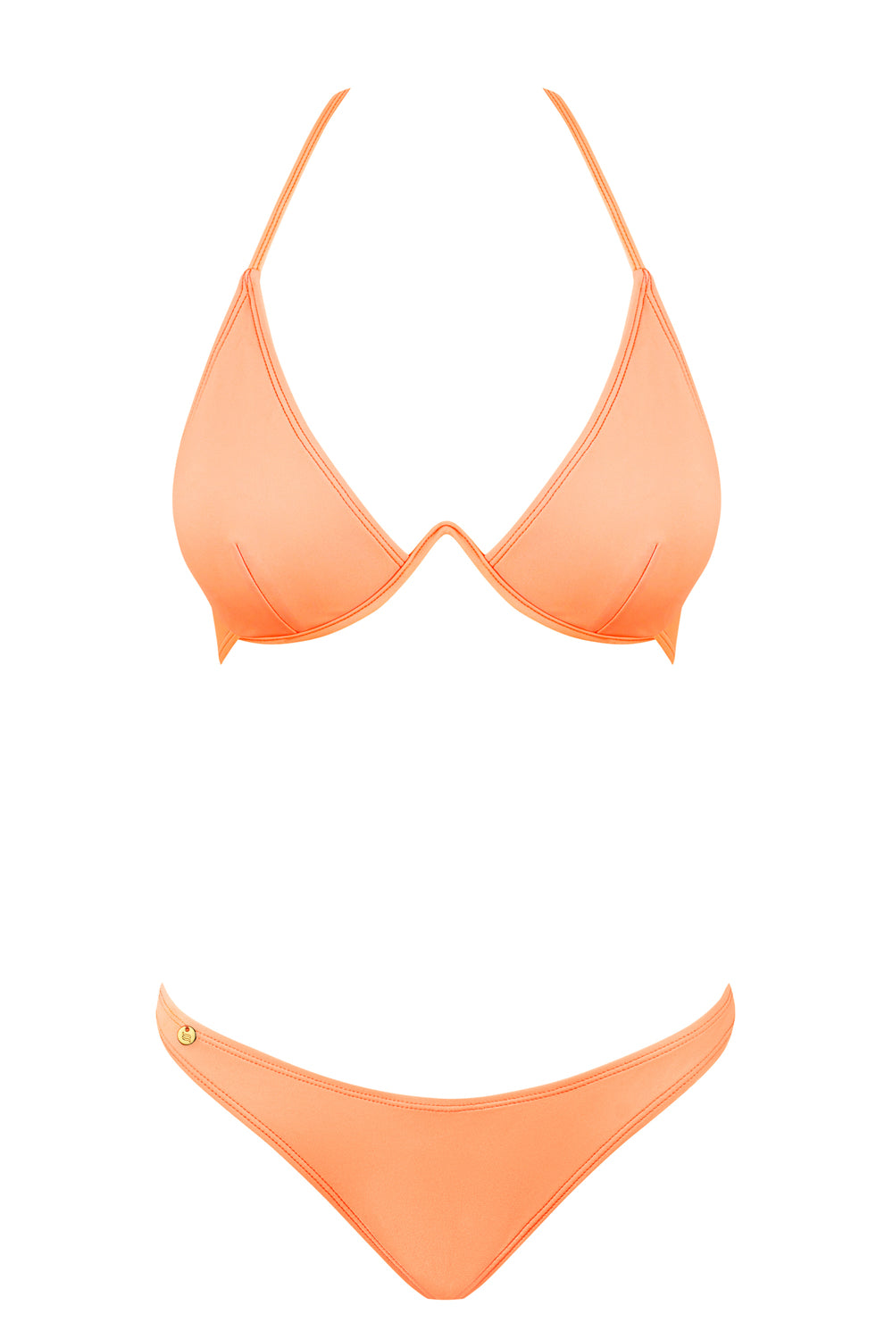 Bügel Bikini in einem sommerlichen Corallton