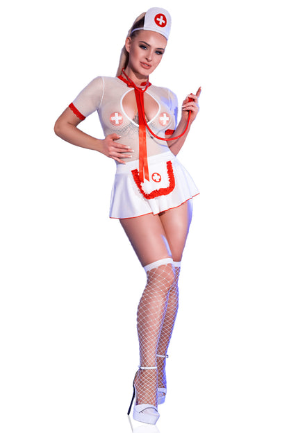 8 piece nurse dress costume