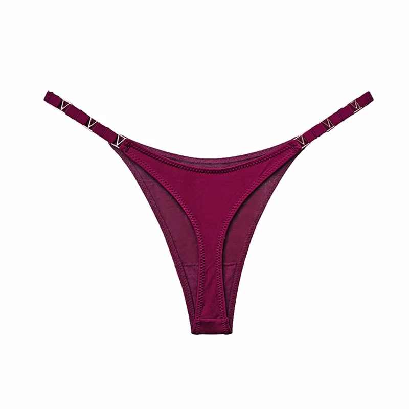 Bikini String Tanga in weinrot