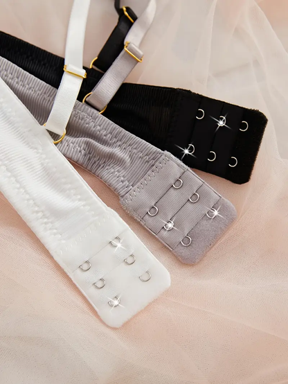 Süßes 3er Pack Damen Bügel Schalen Push Up BH Set Unterwäsche Dessous Cup A B C