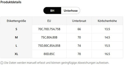 Florales Dessous-Set aus Spitze – Eleganter BH & String für sinnliche Momente