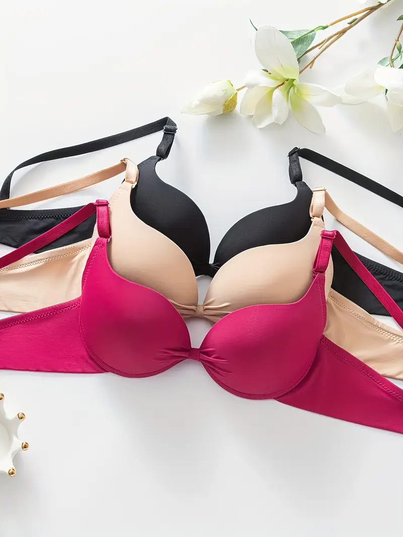 6er Pack Damen Maximizer Schale Push Up BH Set Unterwäsche Dessous Cup 70-85 A/B