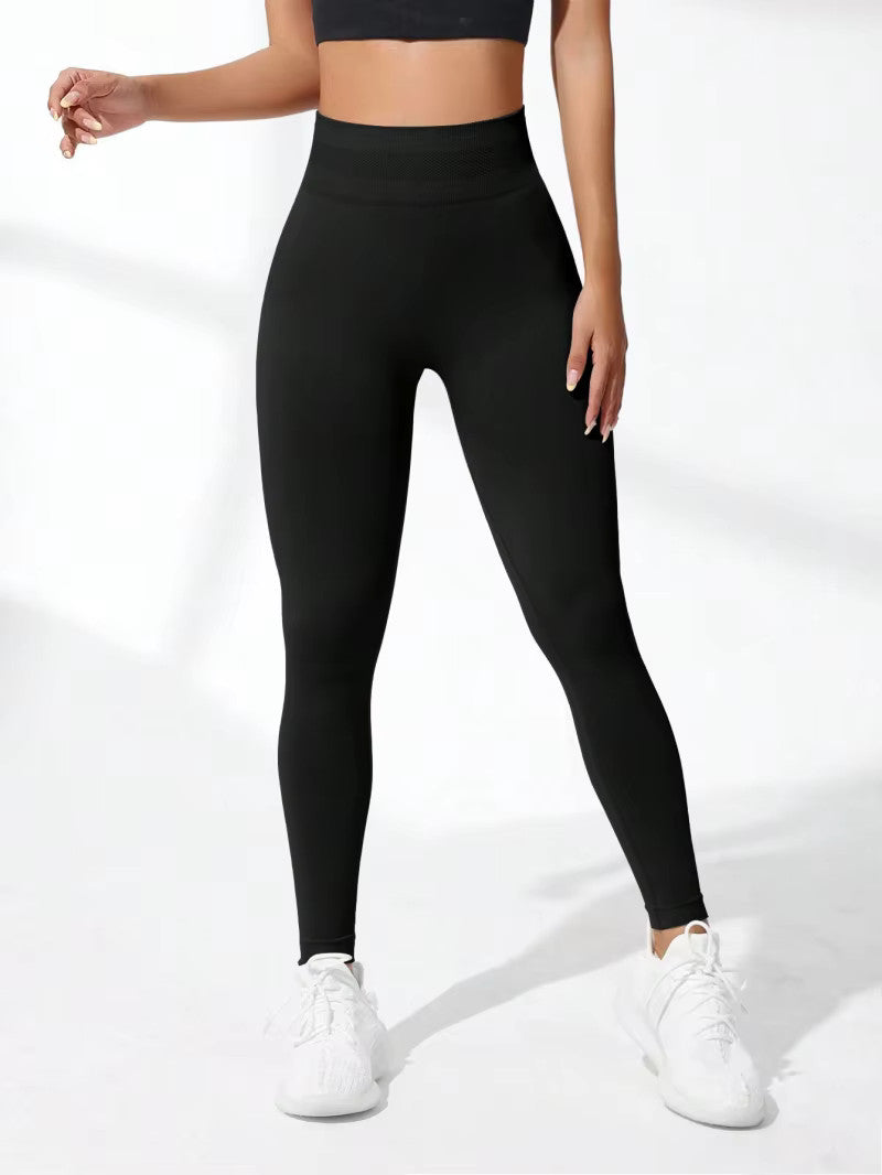 Damen Nahtlose Gym Sport Fitness Yoga Leggings mit hoher Taille Po Lifting