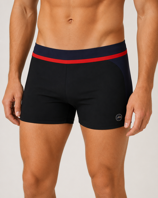 Herren Badehose S99F Sportkollektion – schnelltrocknende Badeboxer mit Netz-Innenslip & Innentasche 229176