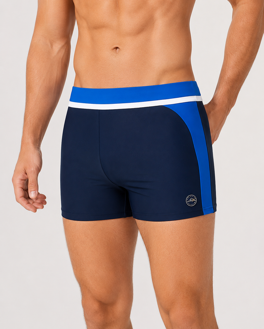 Herren Badehose S99F Sportkollektion – schnelltrocknende Badeboxer mit Netz-Innenslip & Innentasche 229176