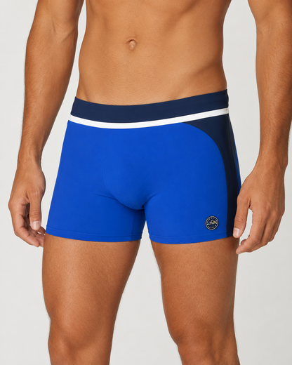 Herren Badehose S99F Sportkollektion – schnelltrocknende Badeboxer mit Netz-Innenslip & Innentasche 229176