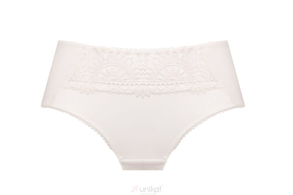 Damen Höschen mit hoher Taille in Ecru 209769