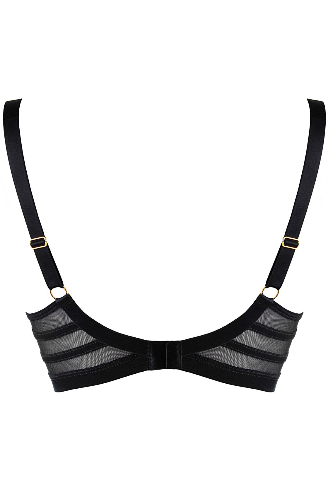 Eindrucksvoller Soft BH mit beigen halbtransparenten Cups 220362