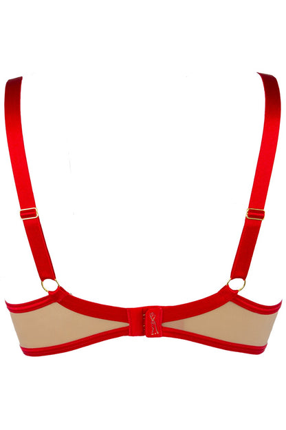 Bezaubernder mit zarten Stickereien verzierter weicher Soft BH 220363