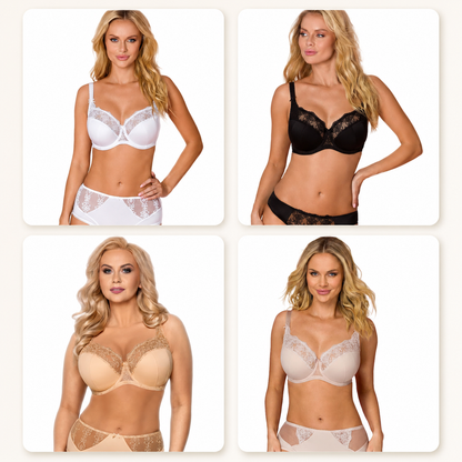 Semi-Soft BH mit italienischer Stickerei für große Größen 227999