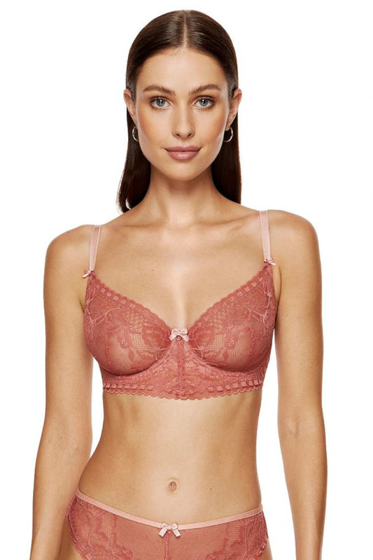 Soft BH aus auffälliger floraler Spitze Cup A-F 194811