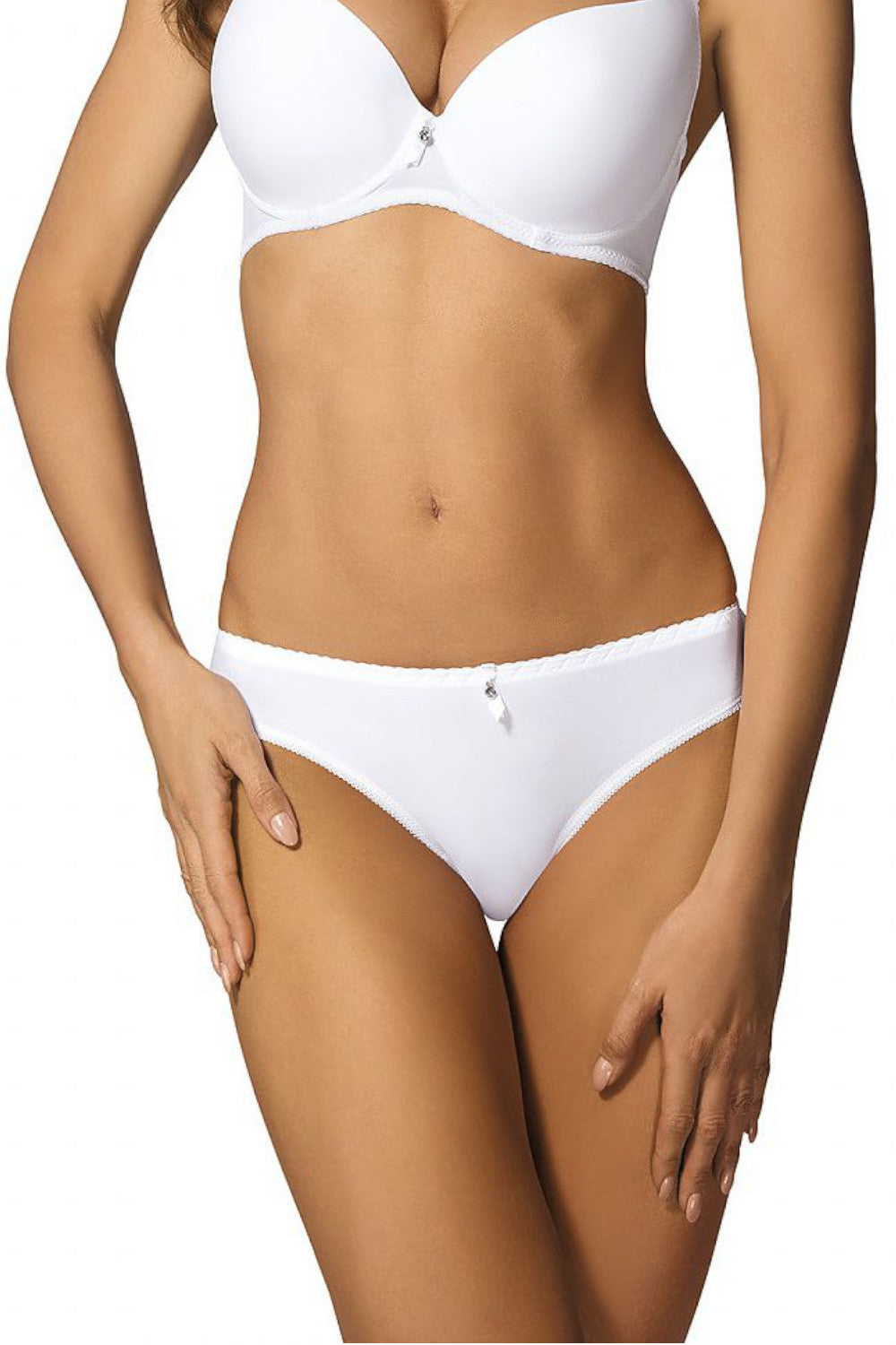 Klassischer String Tanga aus glattem Strickstoff 47139