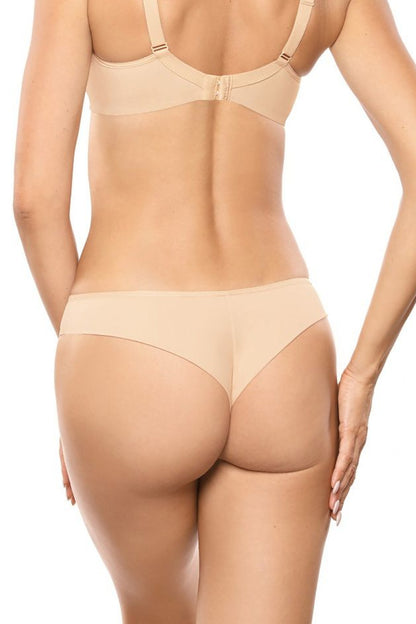 Klassischer String Tanga aus glattem Strick 129995