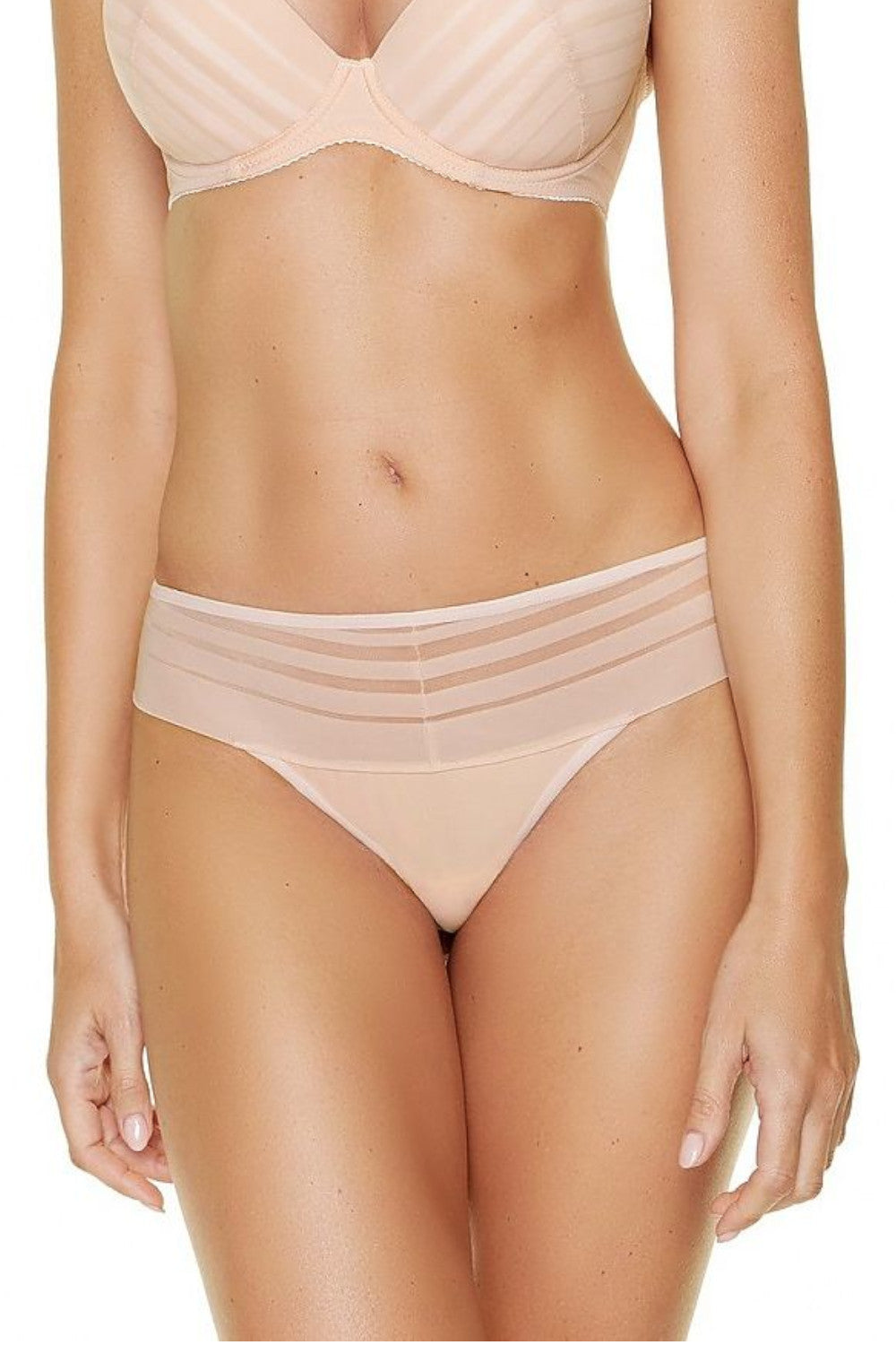 Verführerischer String Tanga aus weichem Stoff verziert mit einem originellen Muster 125980 - String Tanga - Gorteks Lingerie - eofashion2014