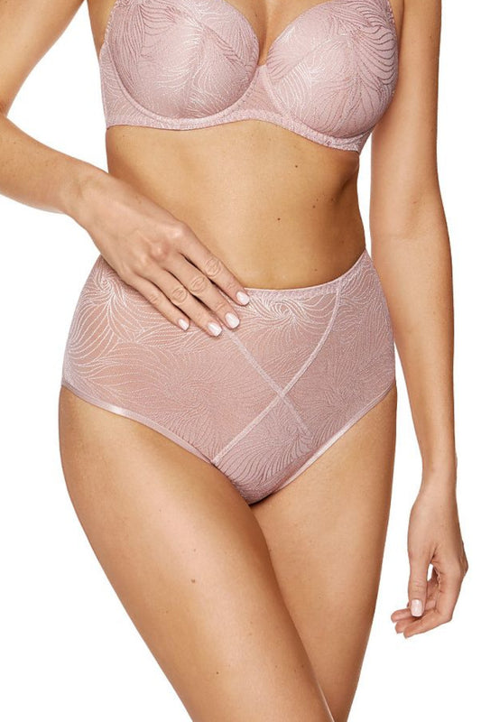 Hohes Höschen aus Tüll und Blumen Spitze 212647