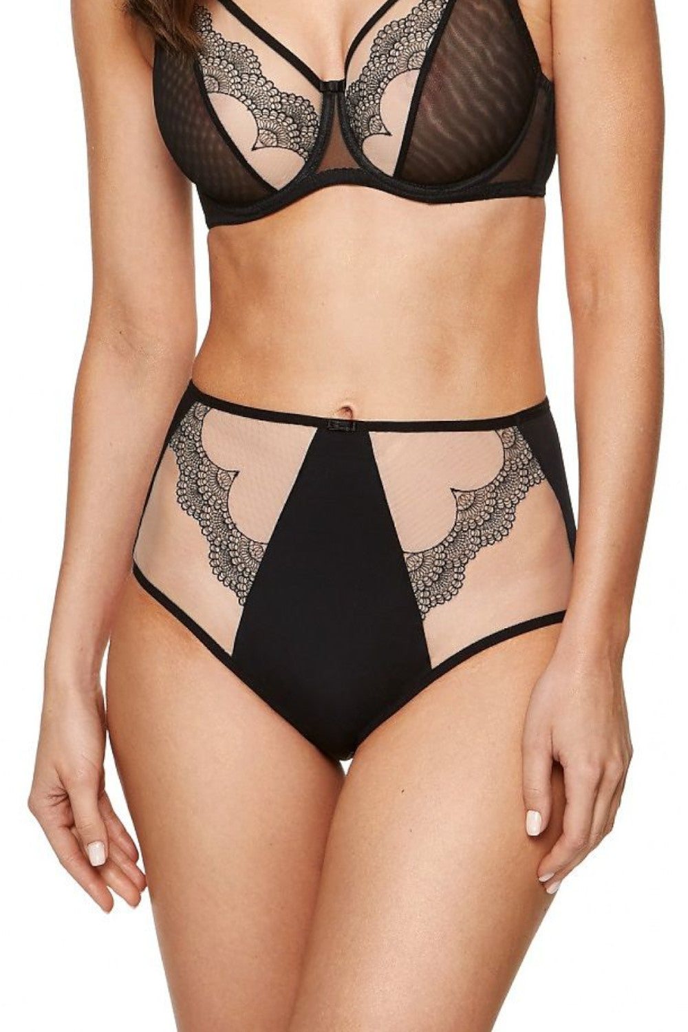 Elegantes Höschen mit hoher Taille formt sanft die Taille und den Bauch 171716