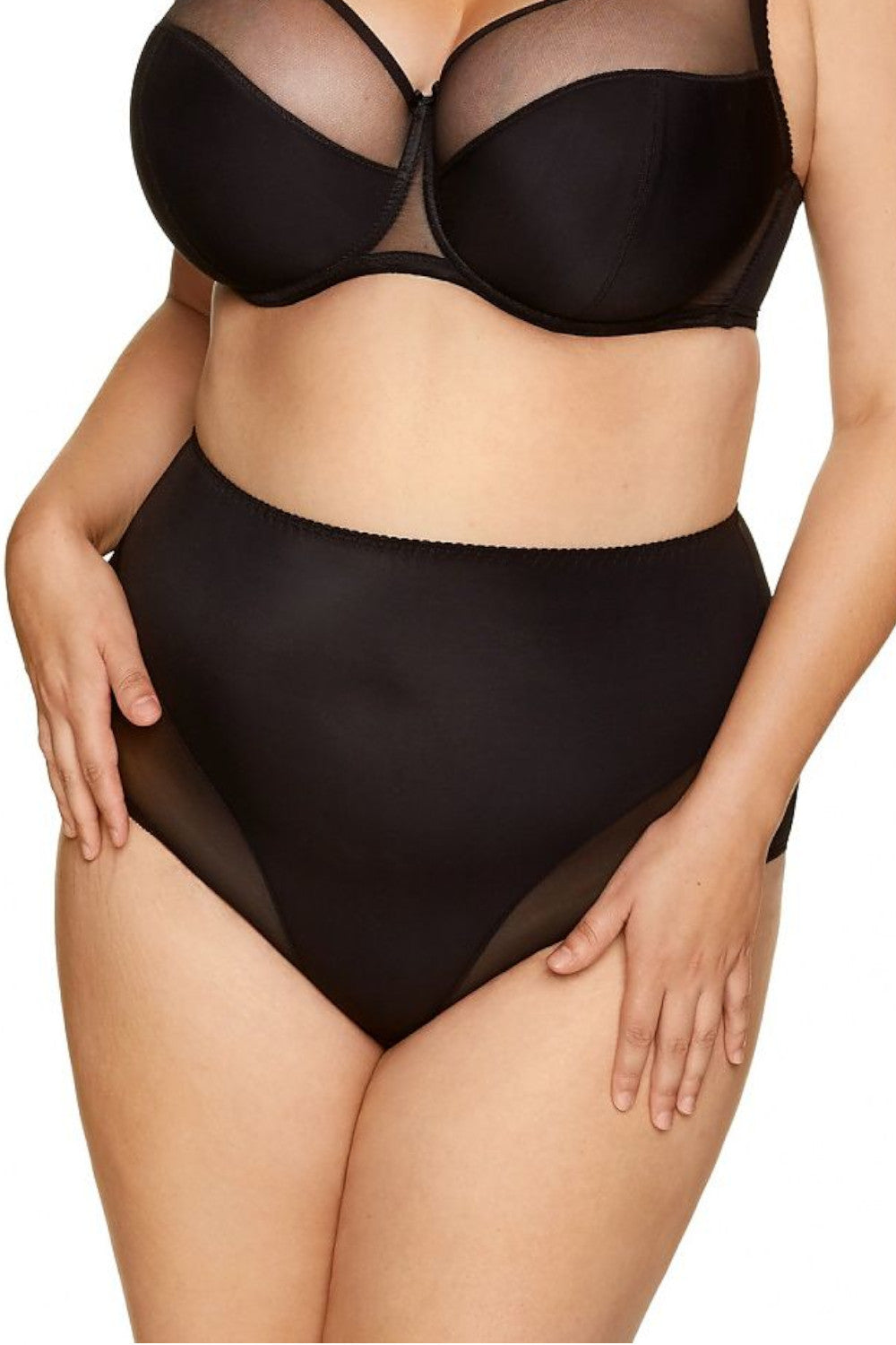 Klassisches hohes Höschen formt sanft die Taille und den Bauch 170093