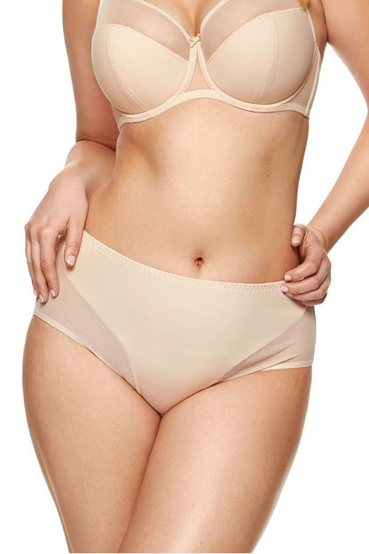 Klassisches Höschen aus Stretch Tüll und Strick 170094