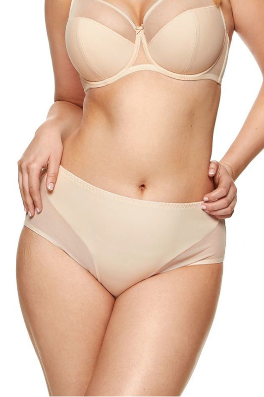 Klassisches Höschen aus Stretch Tüll und Strick 170094