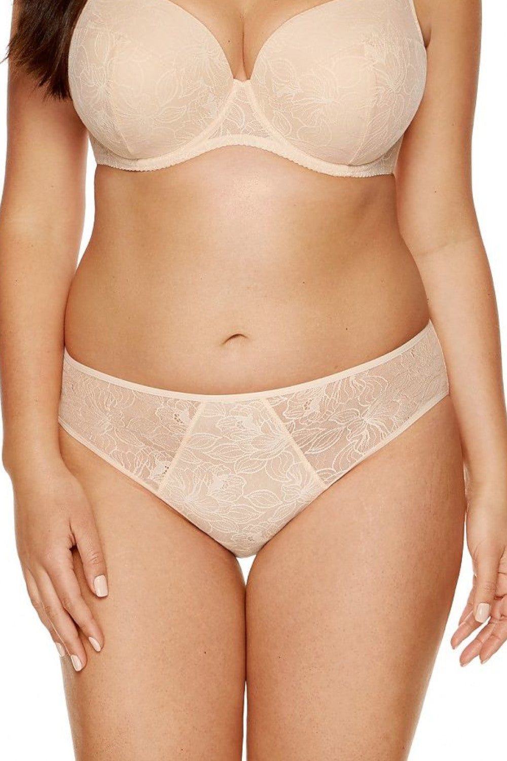 Bequemes Lori Spitzenhöschen in Beige 188782