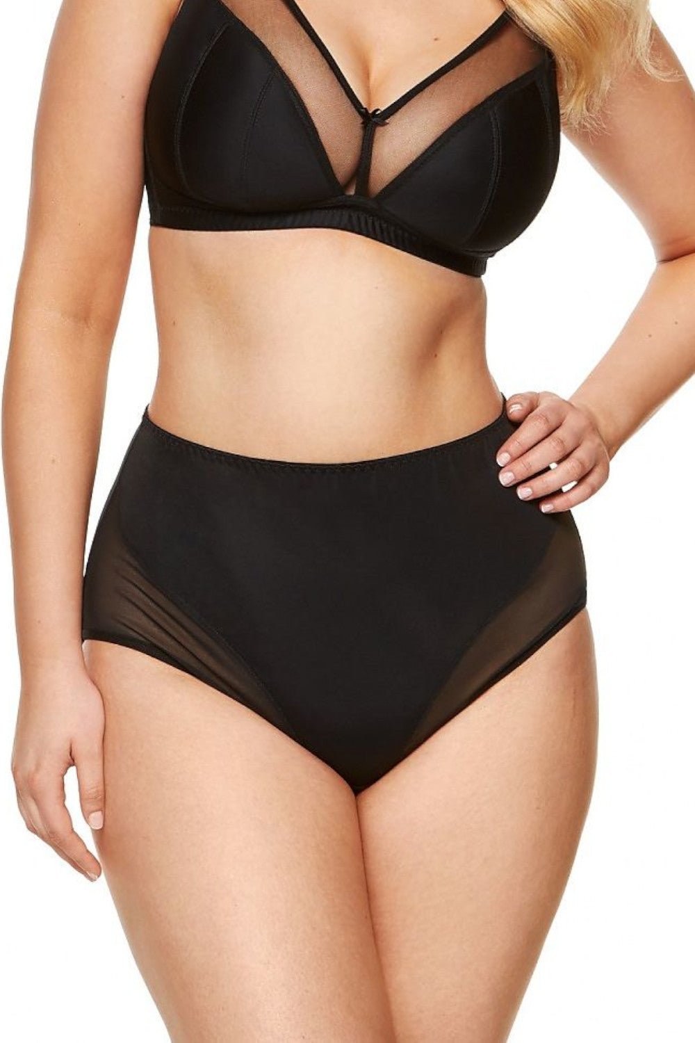 Klassisches hohes Höschen formt sanft die Taille und den Bauch 170093