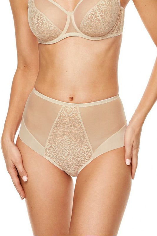 Hohes Höschen mit Tüll und Spitzenmuster 171865