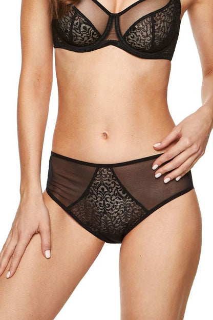 Feminines Höschen aus Tüll und orientalisch gemustertem Plissee 171866