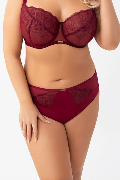 Komfortable Slips mit flachem Bund & Baumwollfutter – Femininer Tüll-Look 218311