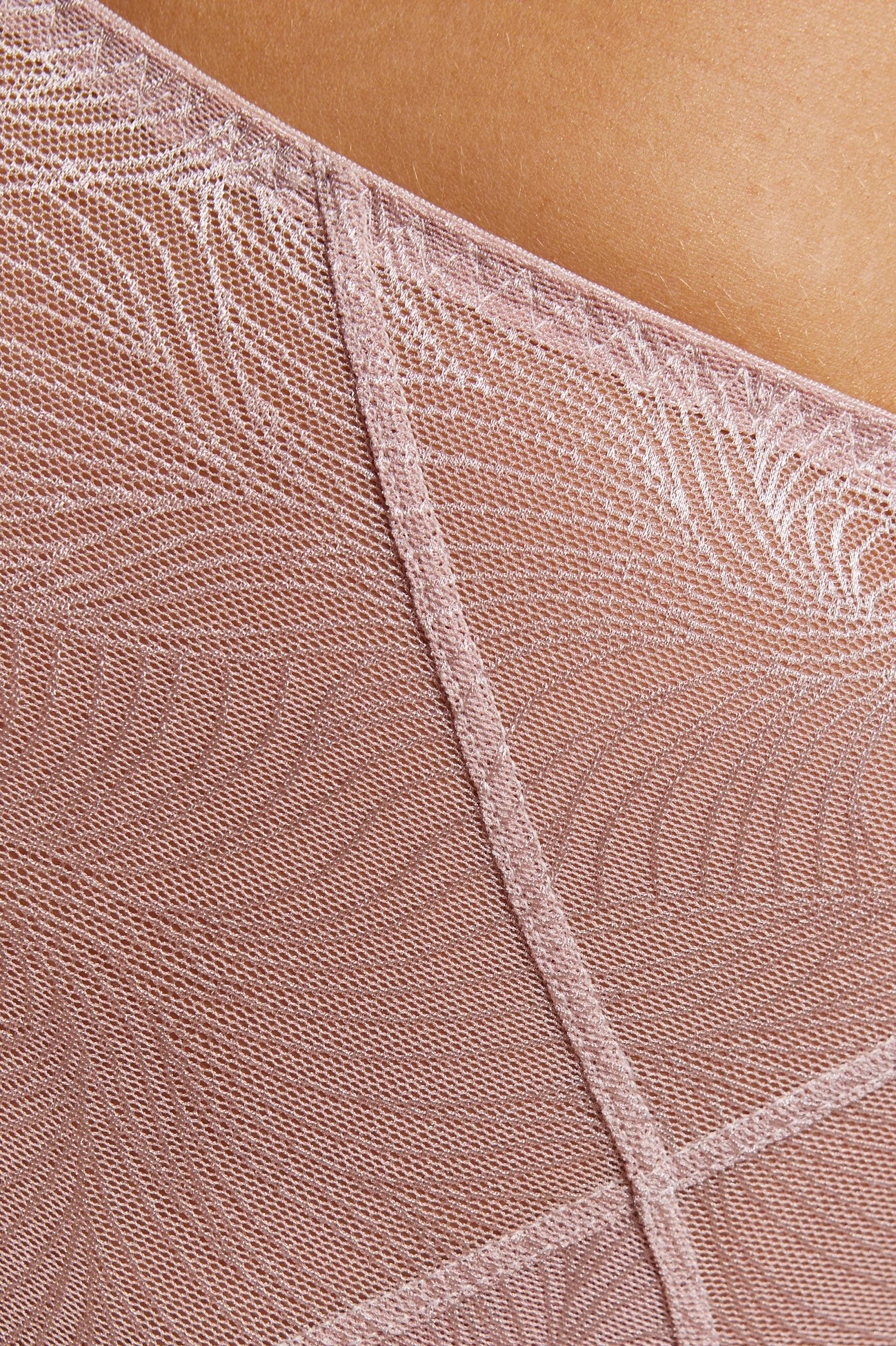 Hohes Höschen aus Tüll und Blumen Spitze 212647