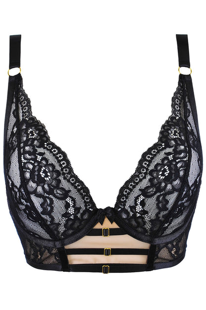 Halb Korsett Soft BH aus Spitze und Tüll 220360