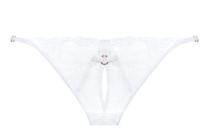 Rubi String Tanga aus Transparentem Tüll und  Spitzenverzierung 215362